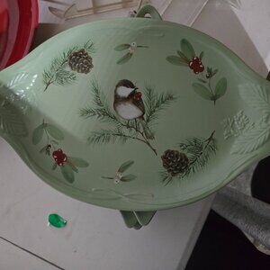 Winterwood Small Platter w/ handles